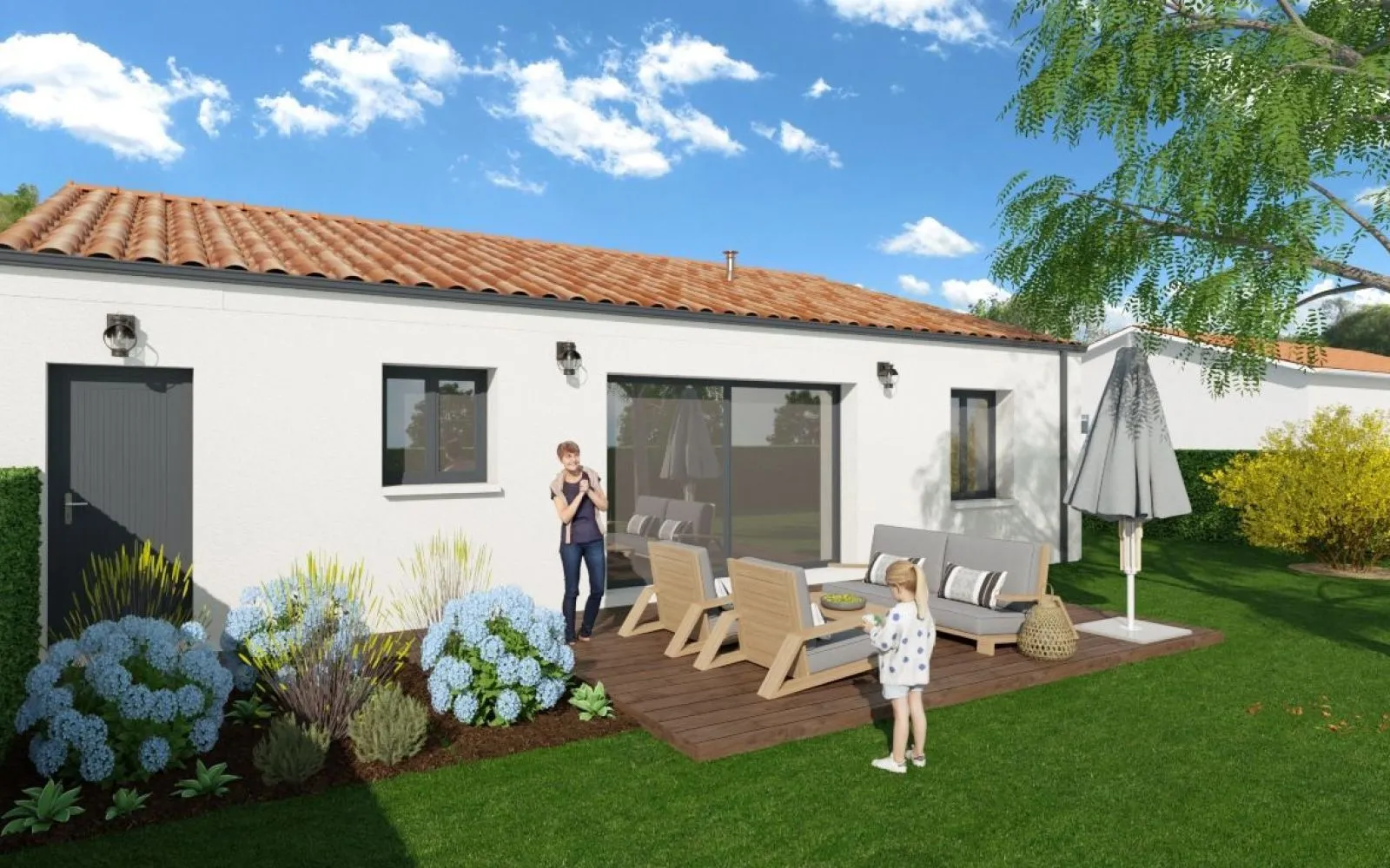 Projet de construction d'une maison 85 m² avec terrain à VILLEDOUX (17) à Villedoux — photo 2