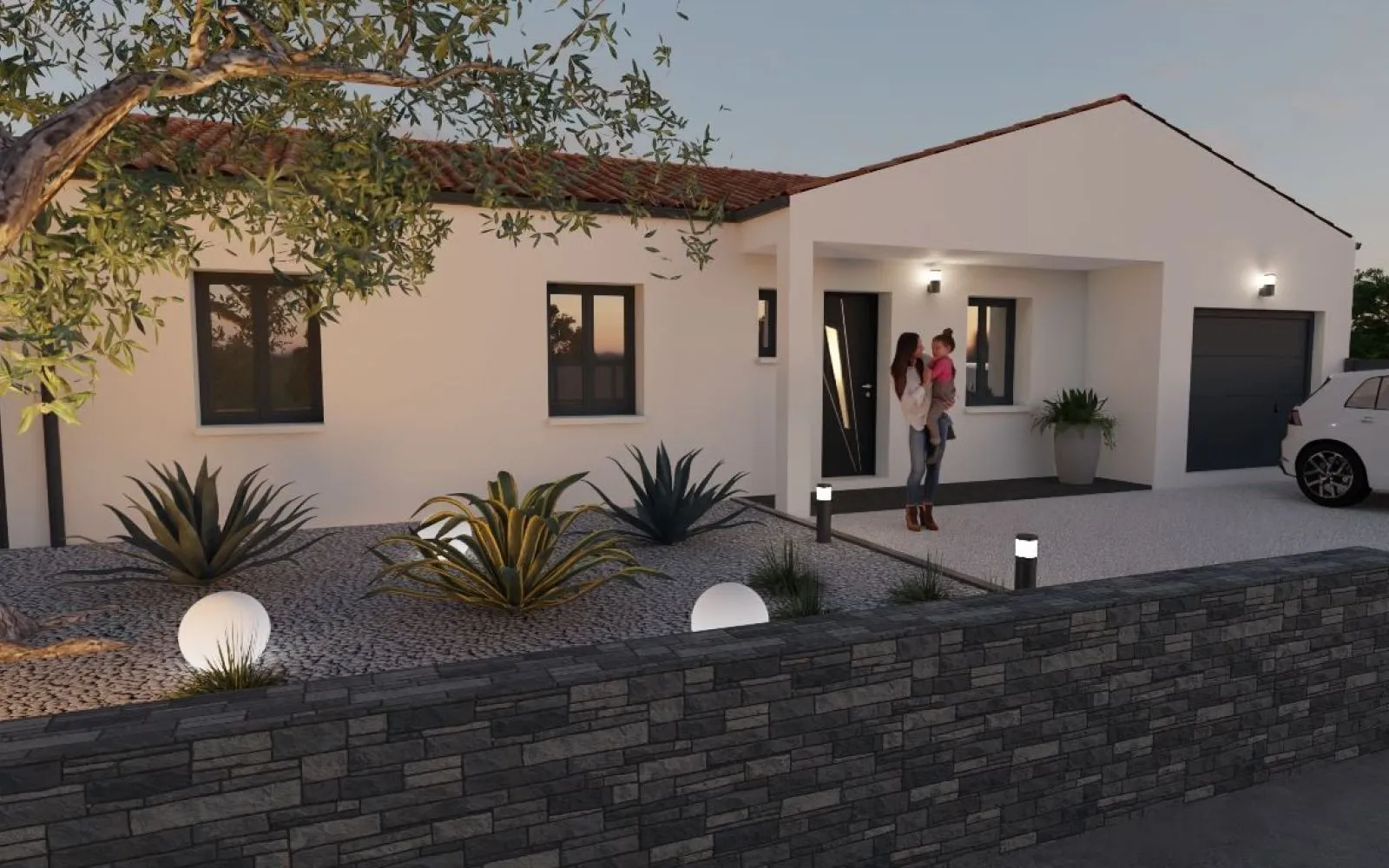 Projet de construction d'une maison 104 m² avec terrain à CHARRON (17) à Charron — photo 1