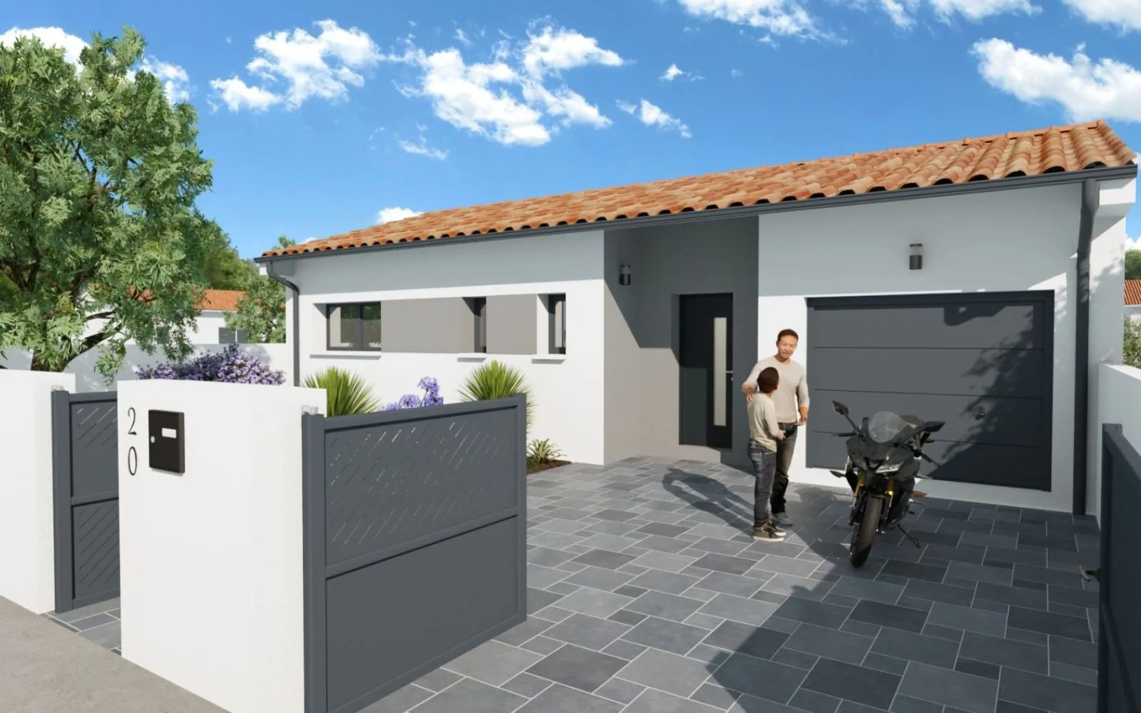 Projet de construction d'une maison 108 m² avec terrain à CHARRON (17) à Charron — photo 1