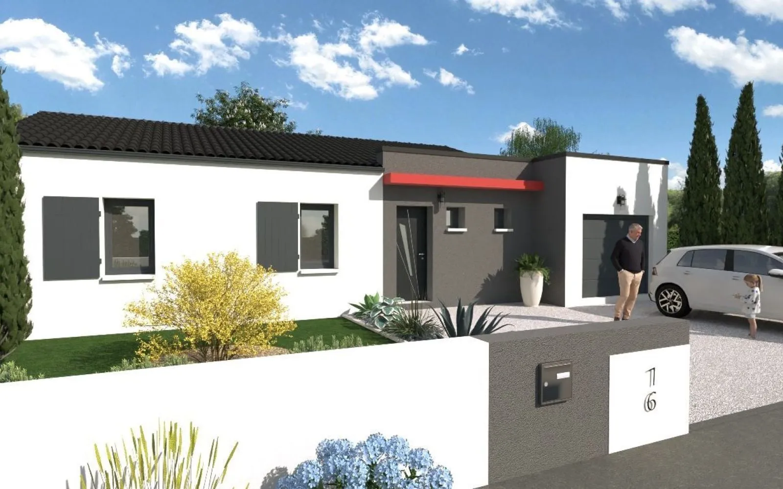 Projet de construction d'une maison 95 m² avec terrain à CHARRON (17) à Charron — photo 1