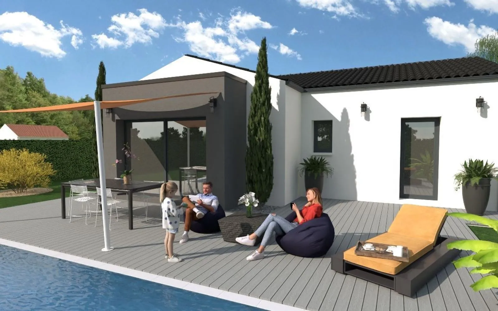 Projet de construction d'une maison 95 m² avec terrain à CHARRON (17) à Charron — photo 2