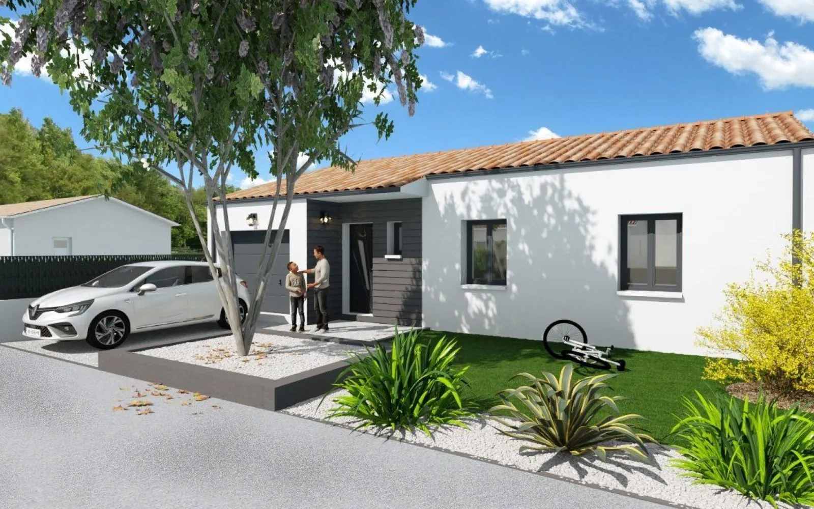 Projet de construction d'une maison 95 m² avec terrain à CHARRON (17) à Charron — photo 1
