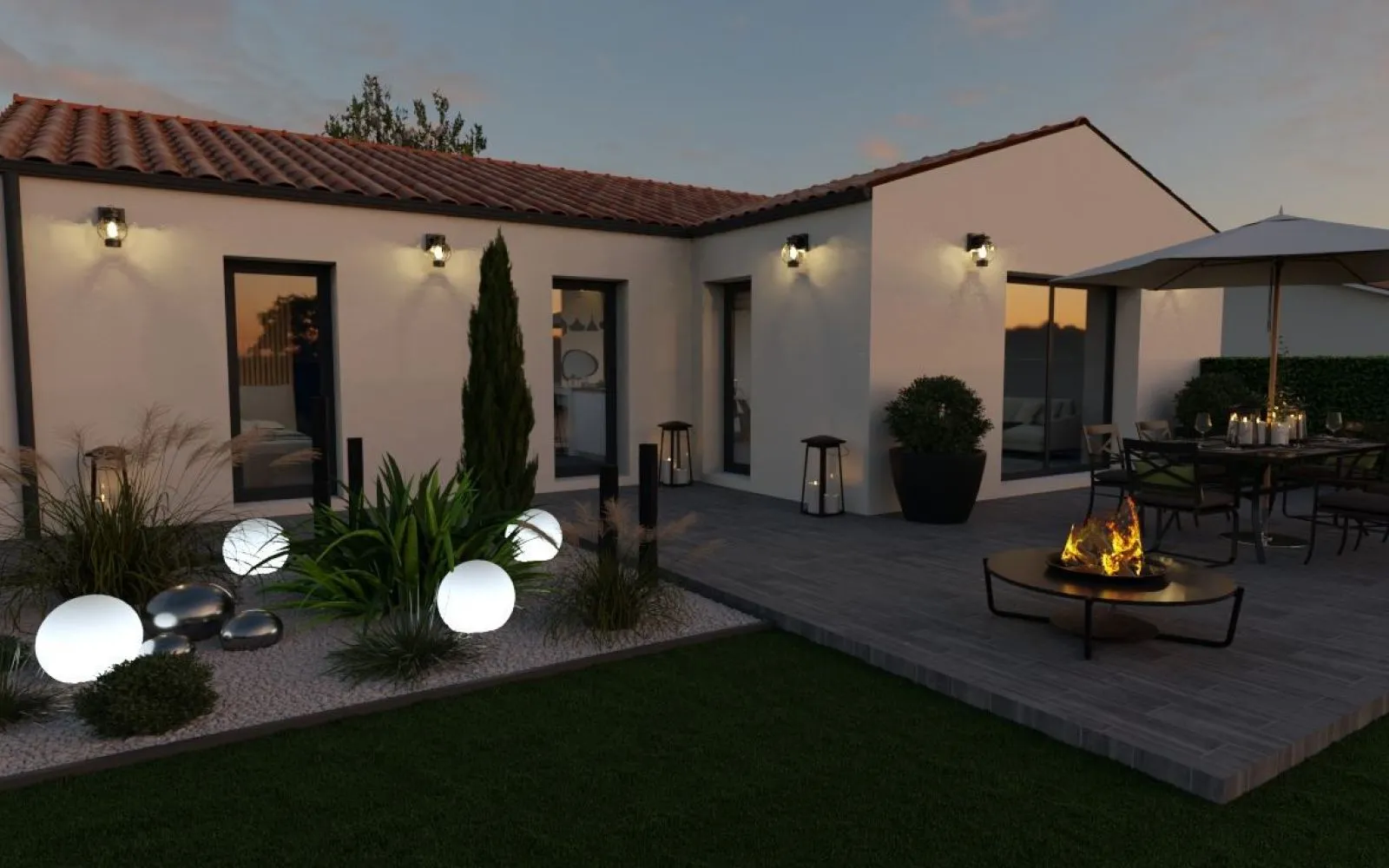 Projet de construction d'une maison 95 m² avec terrain à CHARRON (17) à Charron — photo 2