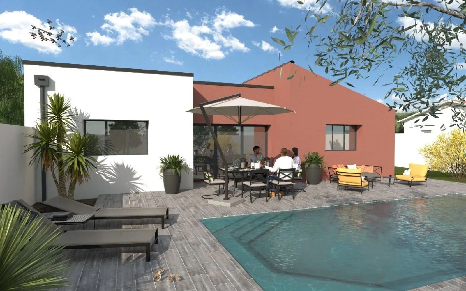 Projet de construction d'une maison 93 m² avec terrain à CHARRON (17) à Charron — photo 2