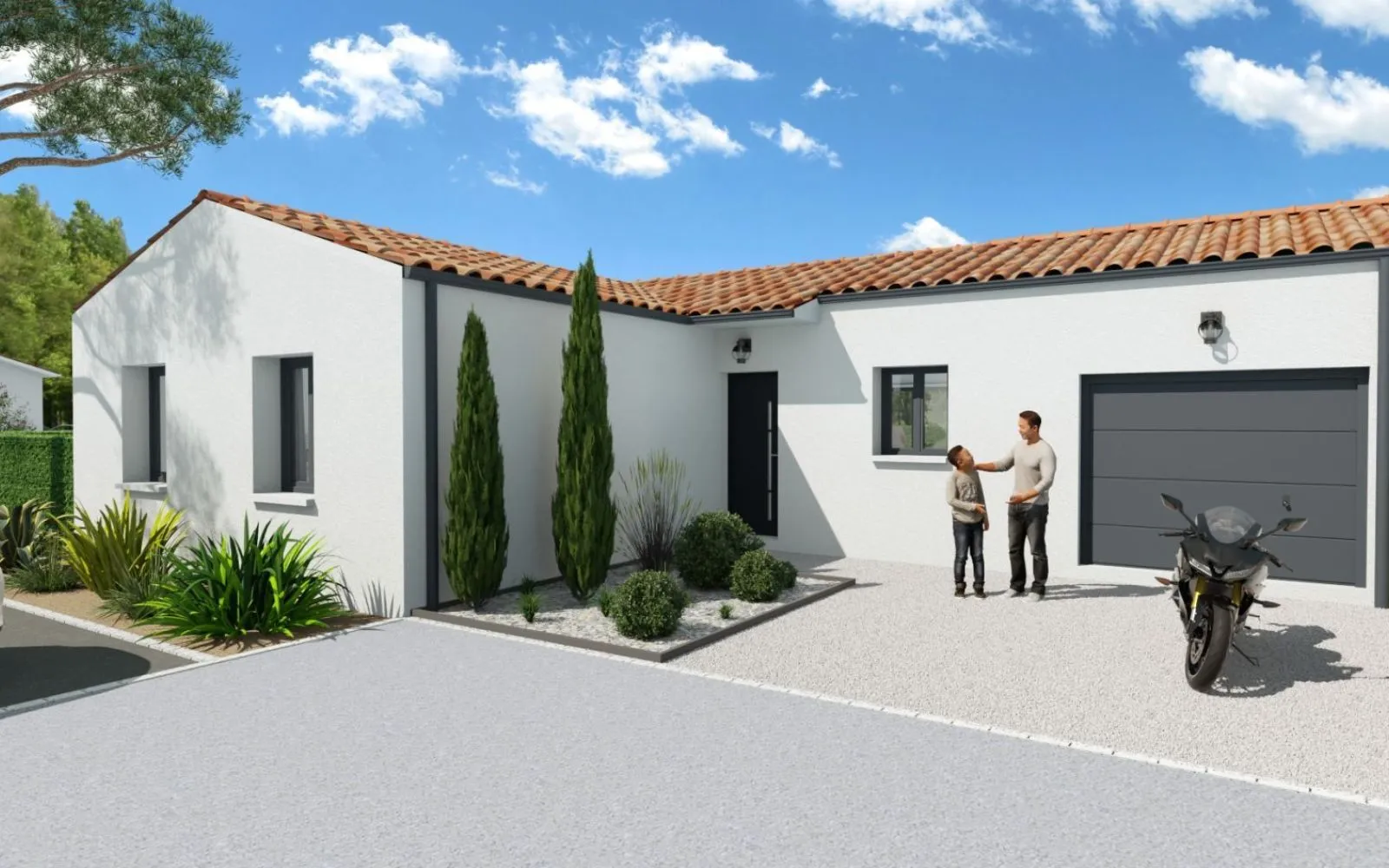 Projet de construction d'une maison 85 m² avec terrain à VILLEDOUX (17) à Villedoux — photo 1