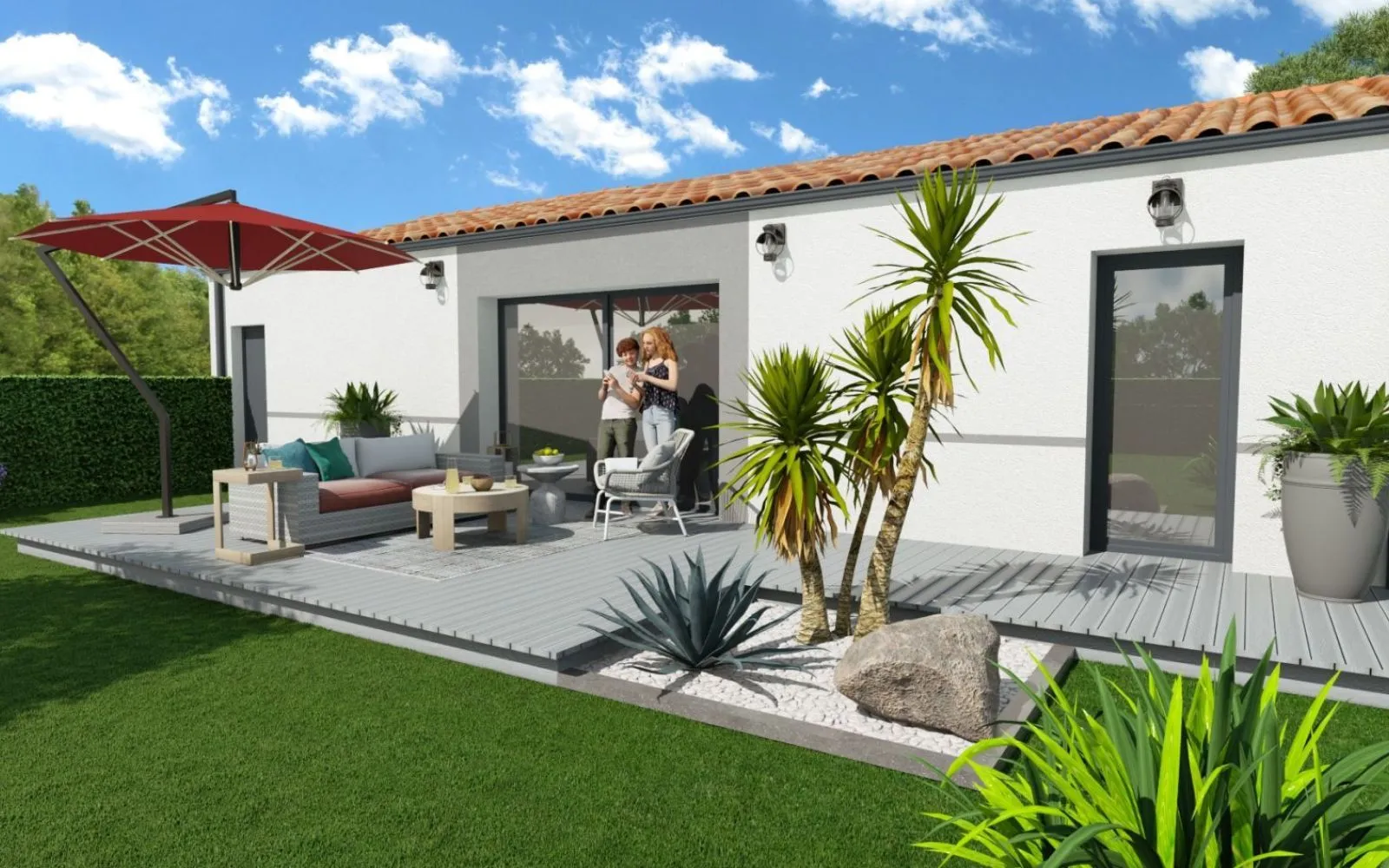 Projet de construction d'une maison 85 m² avec terrain à VILLEDOUX (17) à Villedoux — photo 2