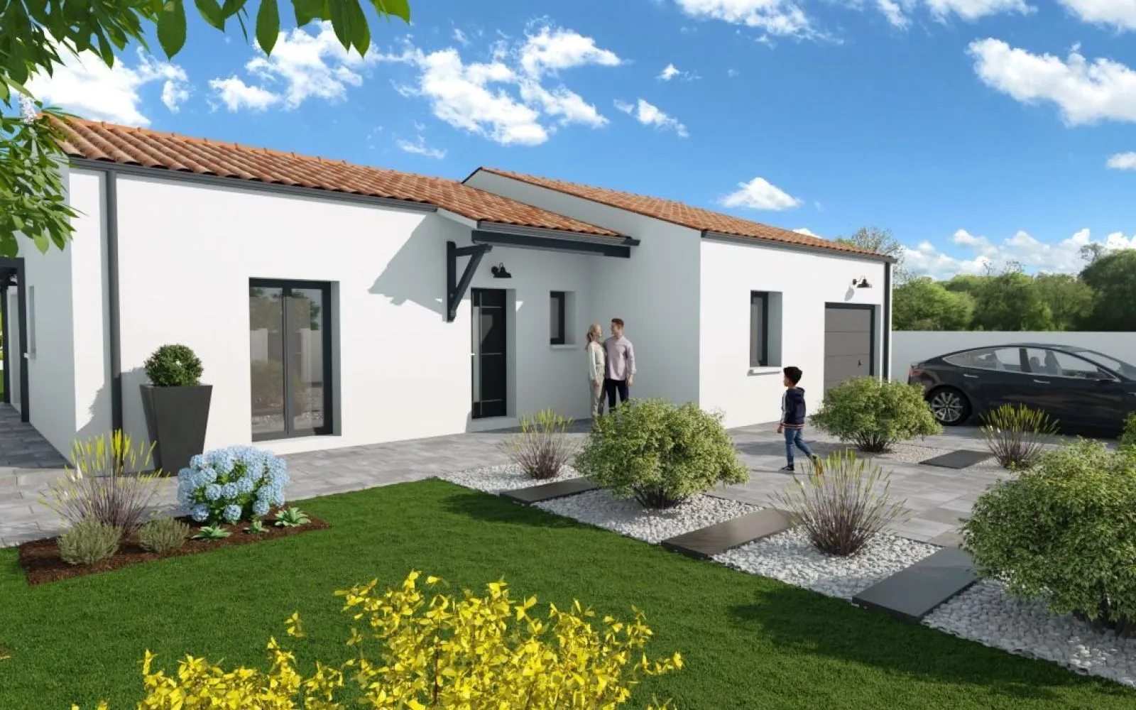 Projet de construction d'une maison 107 m² avec terrain à CHARRON (17) à Charron — photo 1