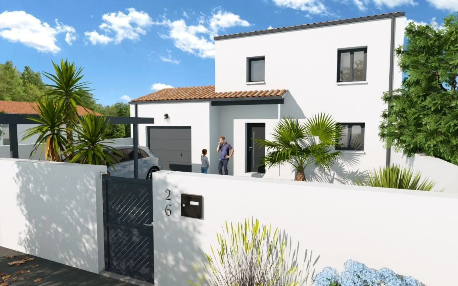 Projet de construction d'une maison 101 m² avec terrain à CHARRON (17) à Charron — photo 1
