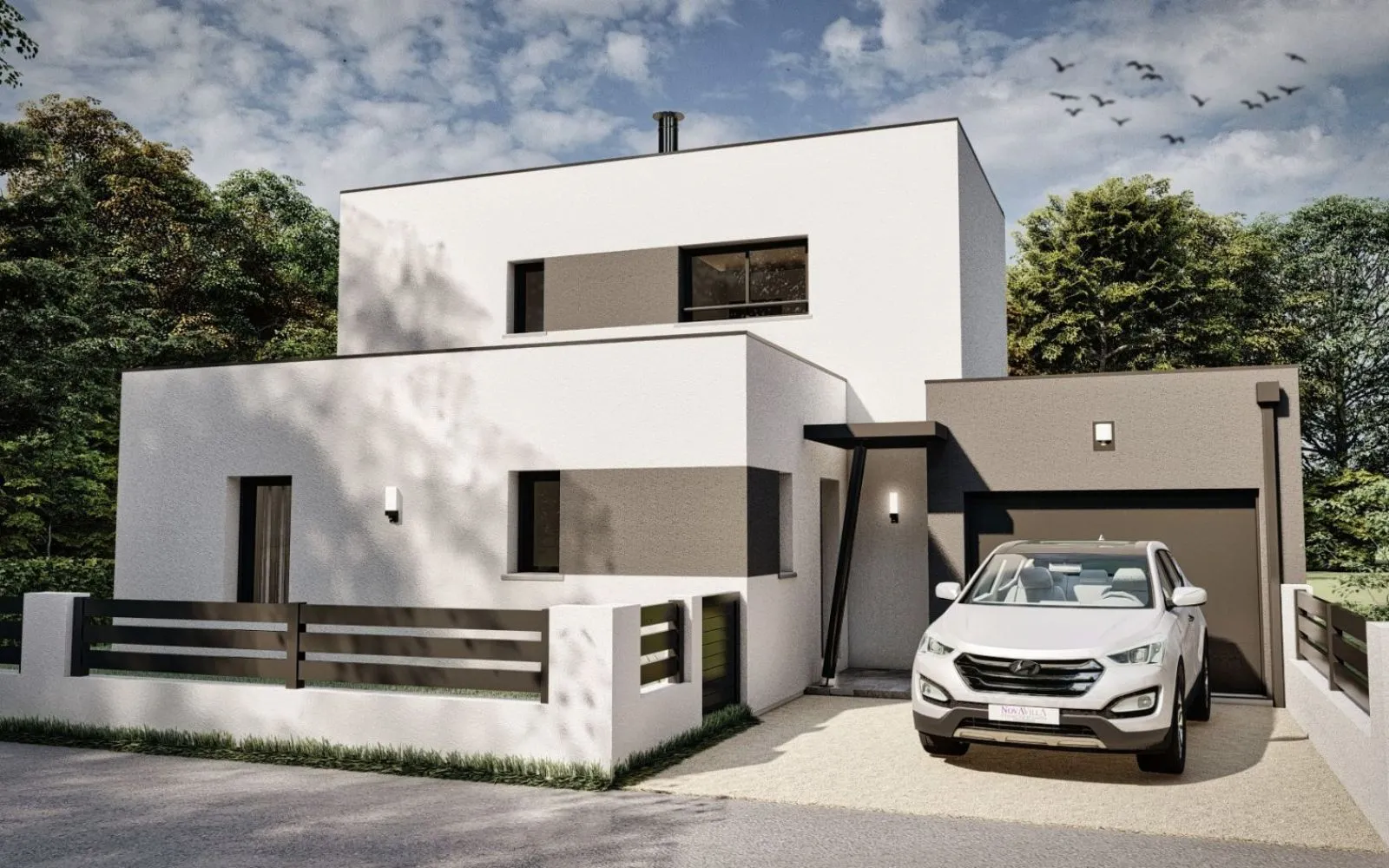 Projet de construction d'une maison 130 m² avec terrain à SAINT-SIMON-DE-PELLOUAILLE (17) à Saint-Simon-de-Pellouaille — photo 1