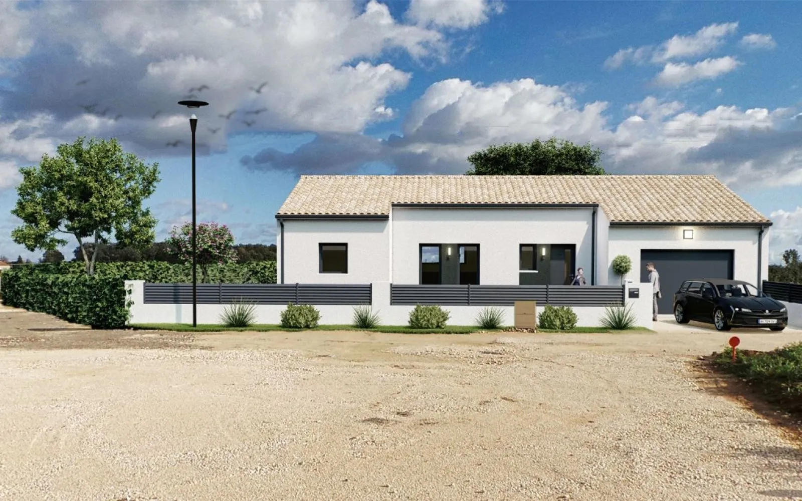 Projet de construction d'une maison 90 m² avec terrain à SAINT-SIMON-DE-PELLOUAILLE (17) à Saint-Simon-de-Pellouaille — photo 1