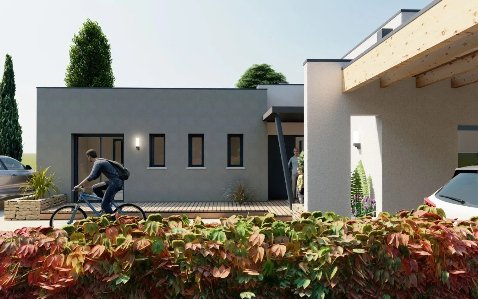 Projet de construction d'une maison 100 m² avec terrain à SAINT-SIMON-DE-PELLOUAILLE (17) à Saint-Simon-de-Pellouaille — photo 2