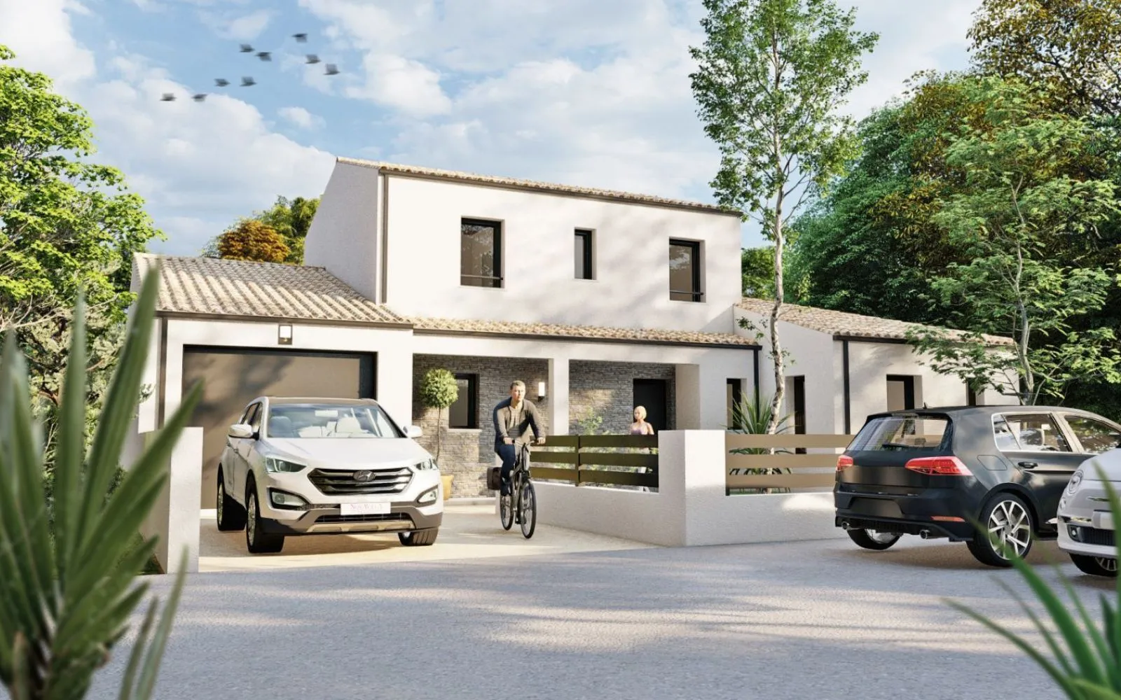 Projet de construction d'une maison 120 m² avec terrain à GEMOZAC (17) à Gémozac — photo 1
