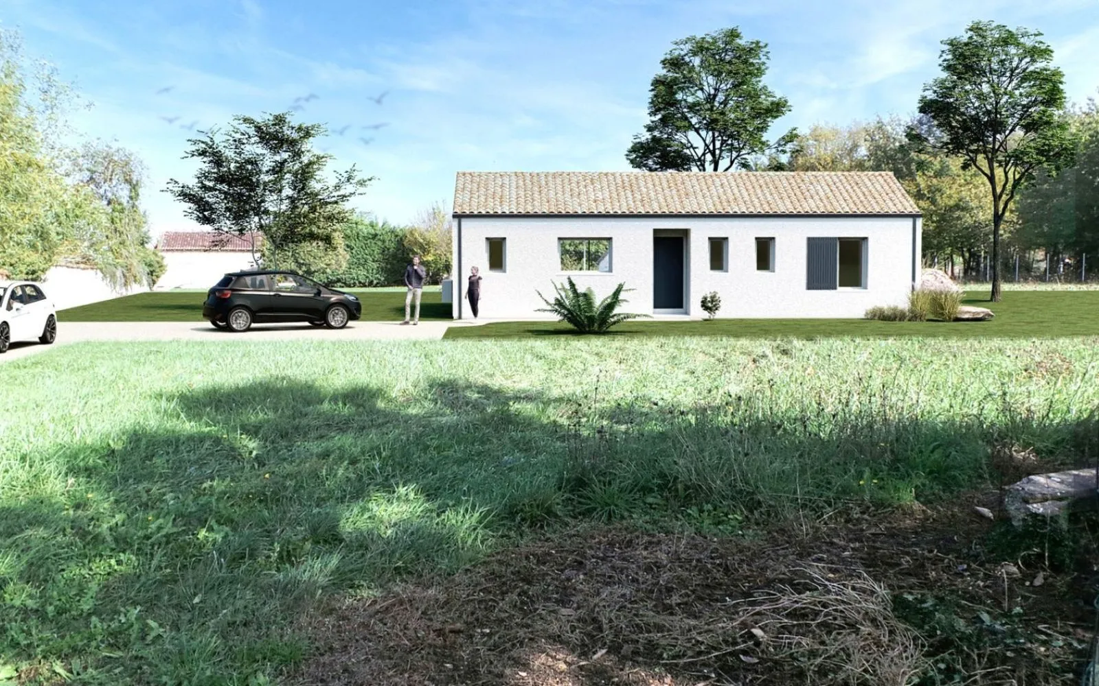 Projet de construction d'une maison 70 m² avec terrain à SAINT-SIMON-DE-PELLOUAILLE (17) à Saint-Simon-de-Pellouaille — photo 1