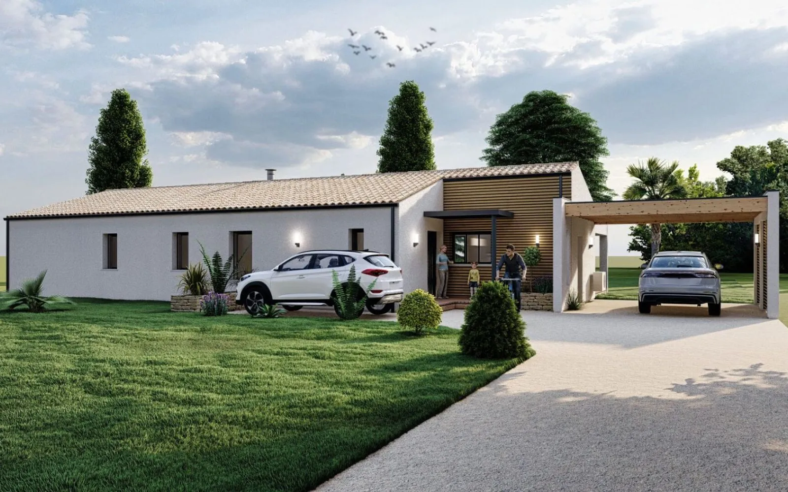 Projet de construction d'une maison 110 m² avec terrain à GEMOZAC (17) à Gémozac — photo 1