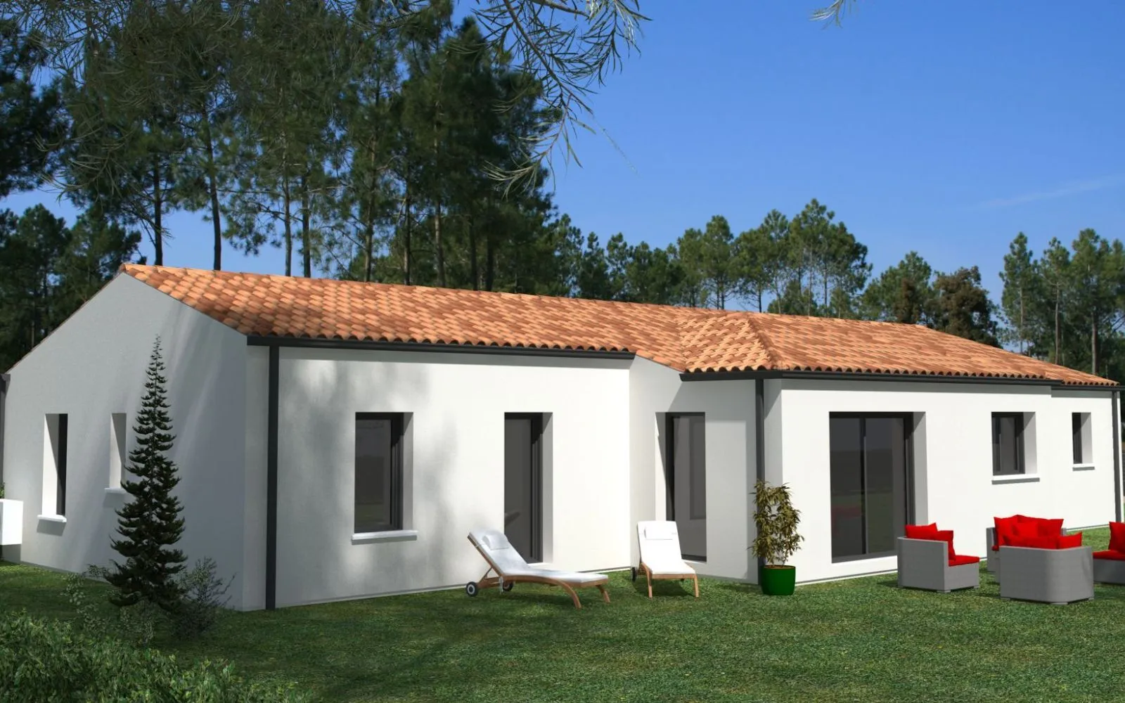 Projet de construction d'une maison 130 m² avec terrain à GEMOZAC (17) à Gémozac — photo 2