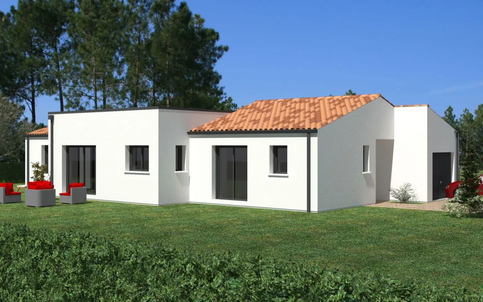 Projet de construction d'une maison 130 m² avec terrain à GEMOZAC (17) à Gémozac — photo 3