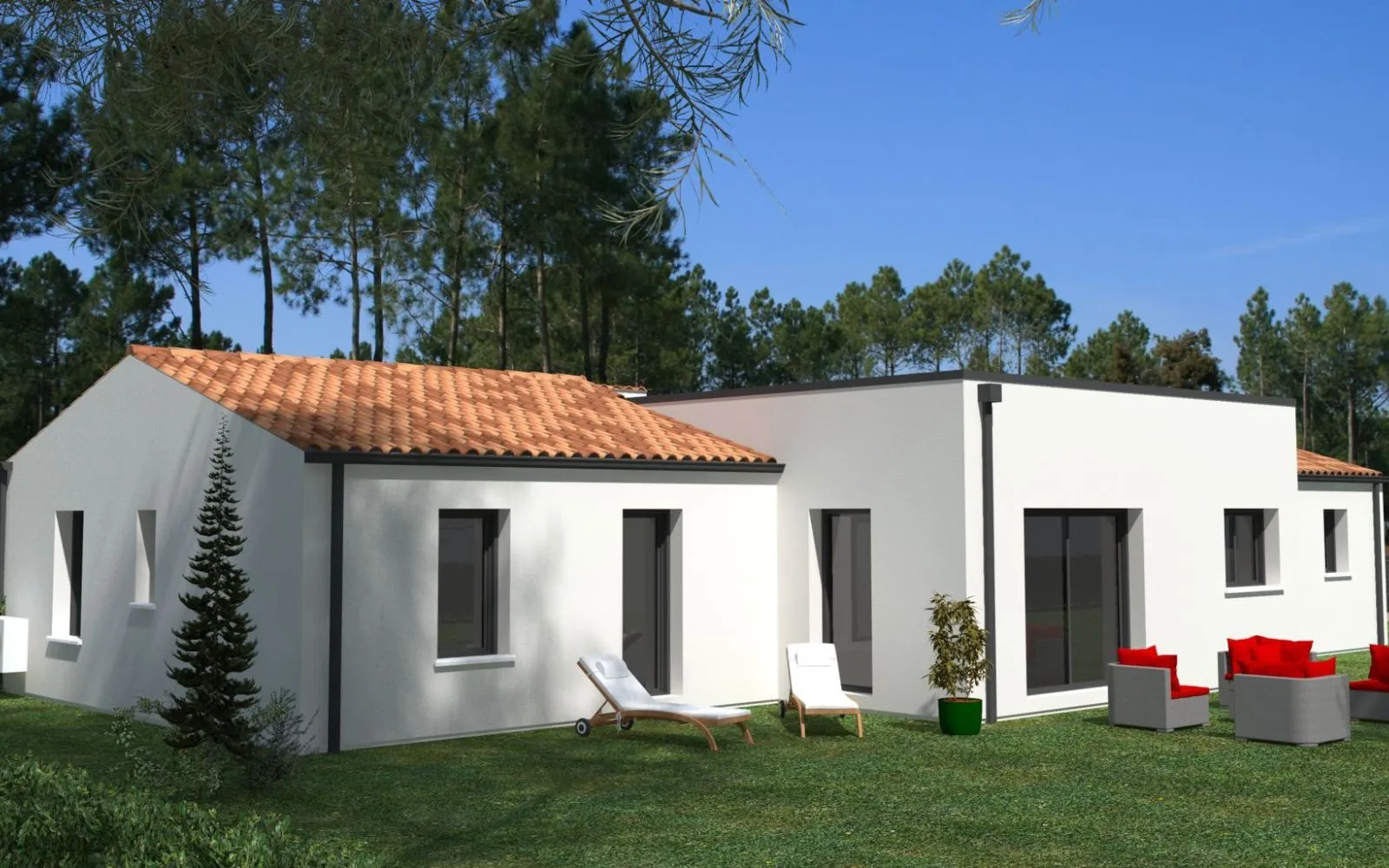 Projet de construction d'une maison 130 m² avec terrain à GEMOZAC (17) à Gémozac — photo 4
