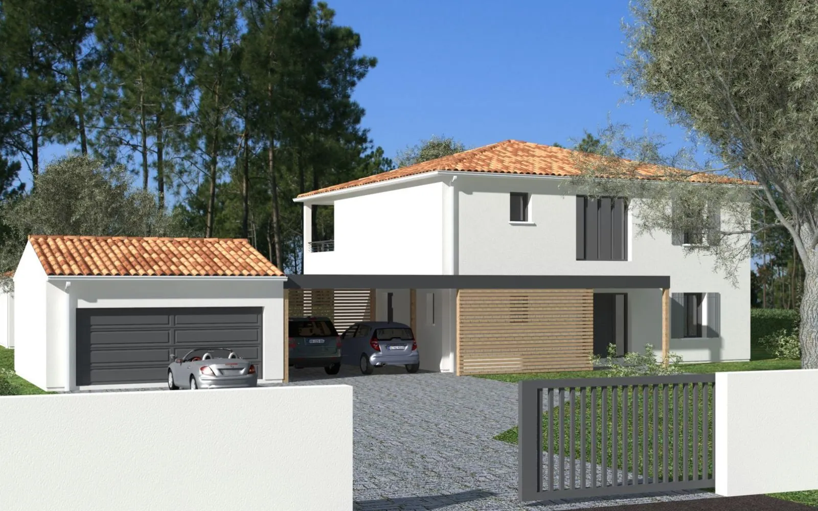 Projet de construction d'une maison 140 m² avec terrain à GEMOZAC (17) à Gémozac — photo 1