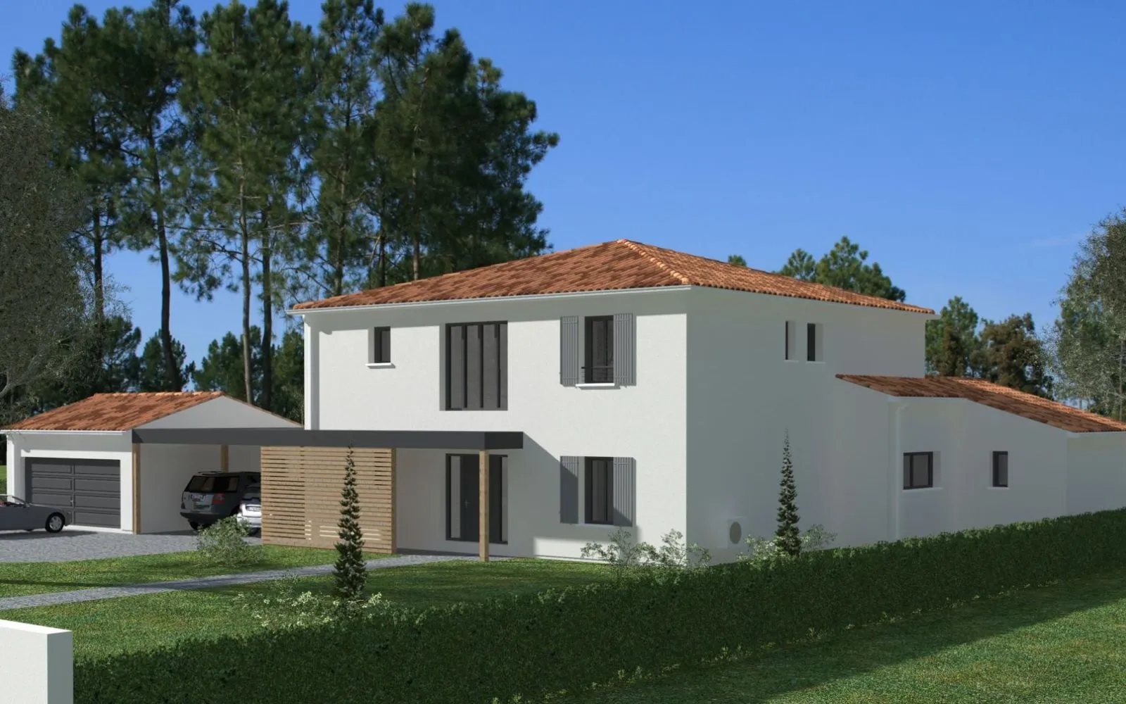 Projet de construction d'une maison 140 m² avec terrain à GEMOZAC (17) à Gémozac — photo 2