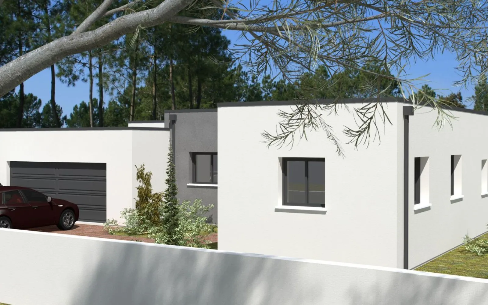 Projet de construction d'une maison 130 m² avec terrain à SAINT-SIMON-DE-PELLOUAILLE (17) à Saint-Simon-de-Pellouaille — photo 2