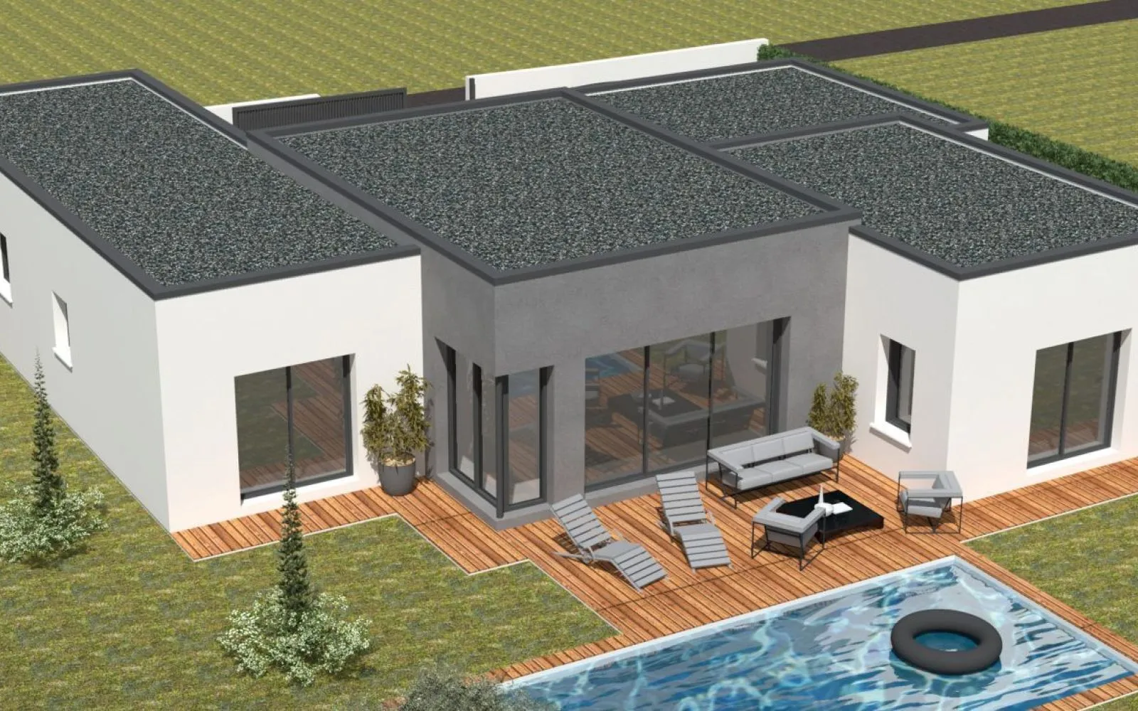 Projet de construction d'une maison 130 m² avec terrain à SAINT-SIMON-DE-PELLOUAILLE (17) à Saint-Simon-de-Pellouaille — photo 3