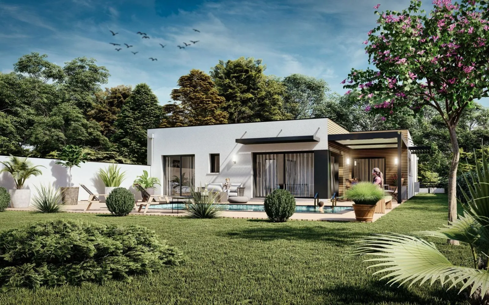 Projet de construction d'une maison 125 m² avec terrain à GEMOZAC (17) à Gémozac — photo 3