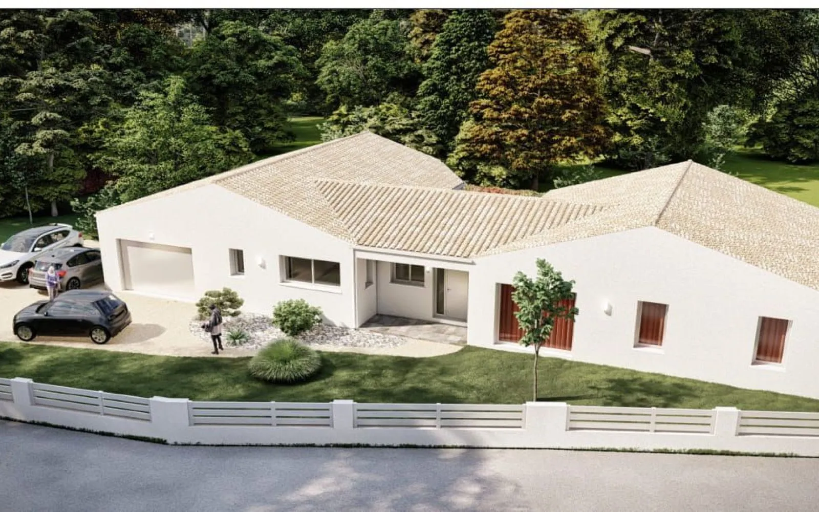 Projet de construction d'une maison 140 m² avec terrain à SAINT-SIMON-DE-PELLOUAILLE (17) à Saint-Simon-de-Pellouaille — photo 1