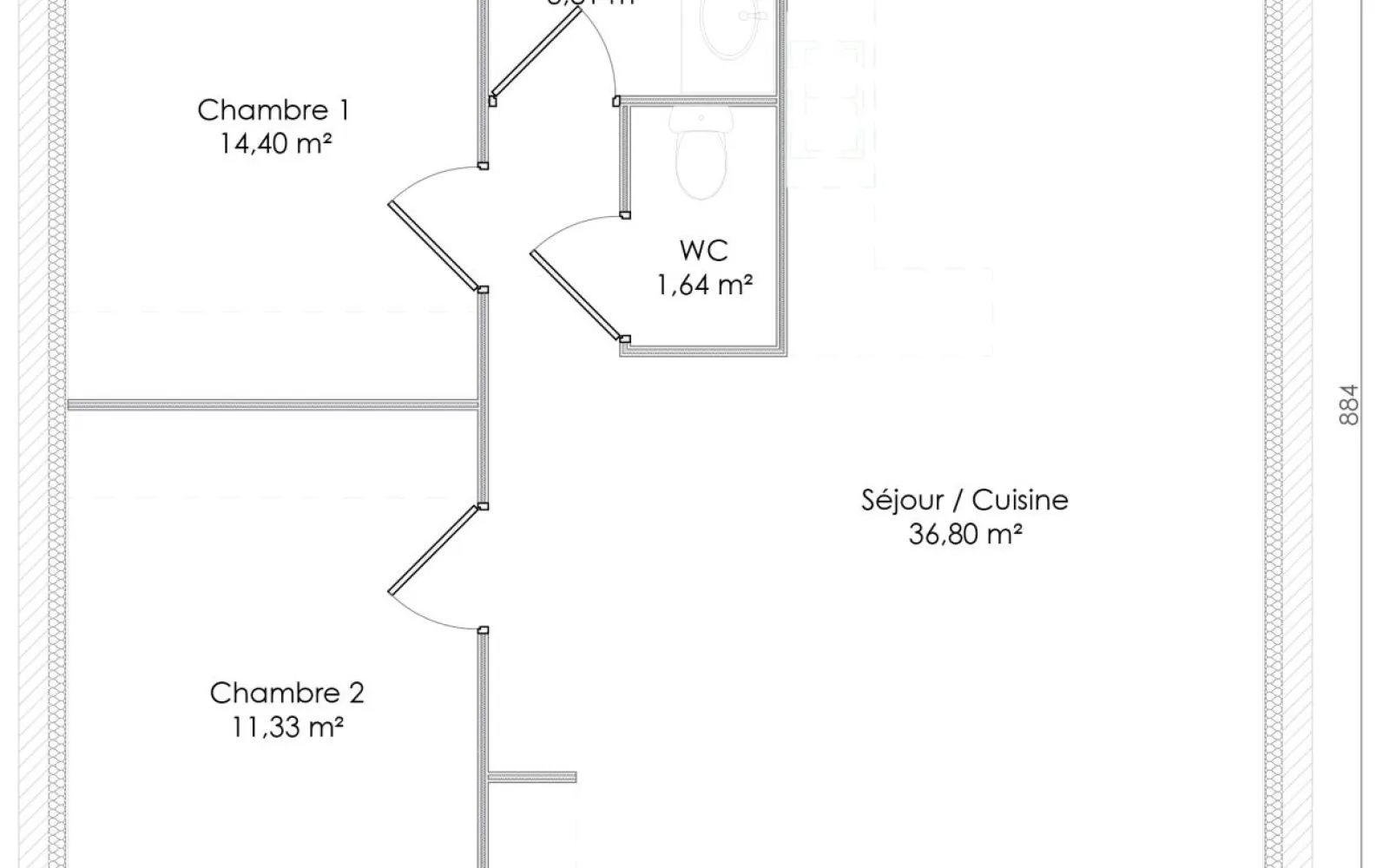 Projet de construction d'une maison 65 m² avec terrain à AUTHON-EBEON (17) à Authon-Ébéon — photo 5