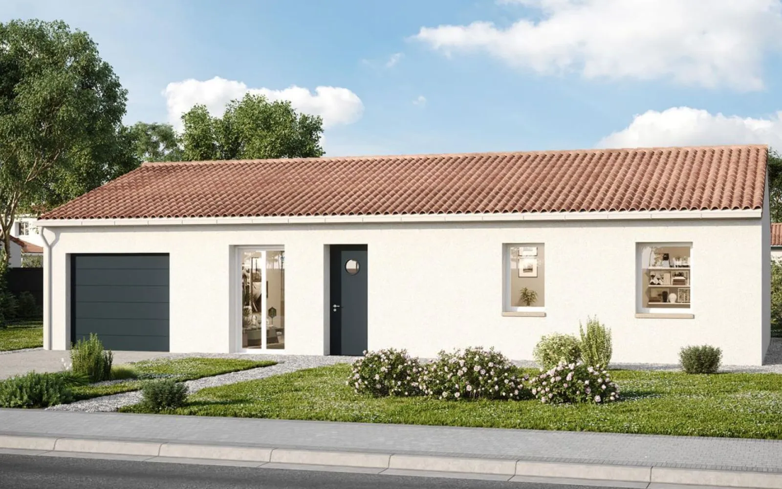 Projet de construction d'une maison 97 m² avec terrain à TESSON (17) à Tesson — photo 1