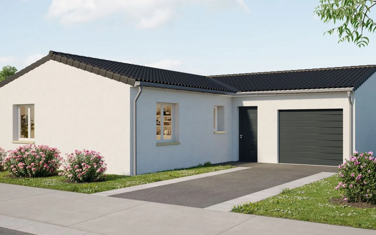 Projet de construction d'une maison 90 m² avec terrain à TESSON (17) à Tesson — photo 1