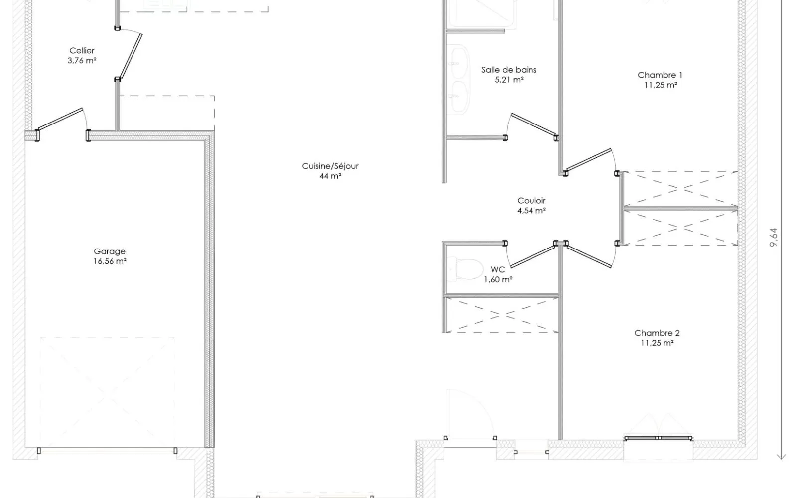 Projet de construction d'une maison 81 m² avec terrain à SAINT-GEORGES-DE-DIDONNE (17) à Saint-Georges-de-Didonne — photo 5