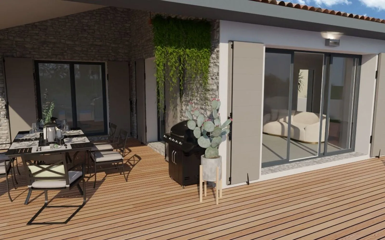Projet de construction d'une maison 90 m² avec terrain à MEURSAC (17) à Meursac — photo 2