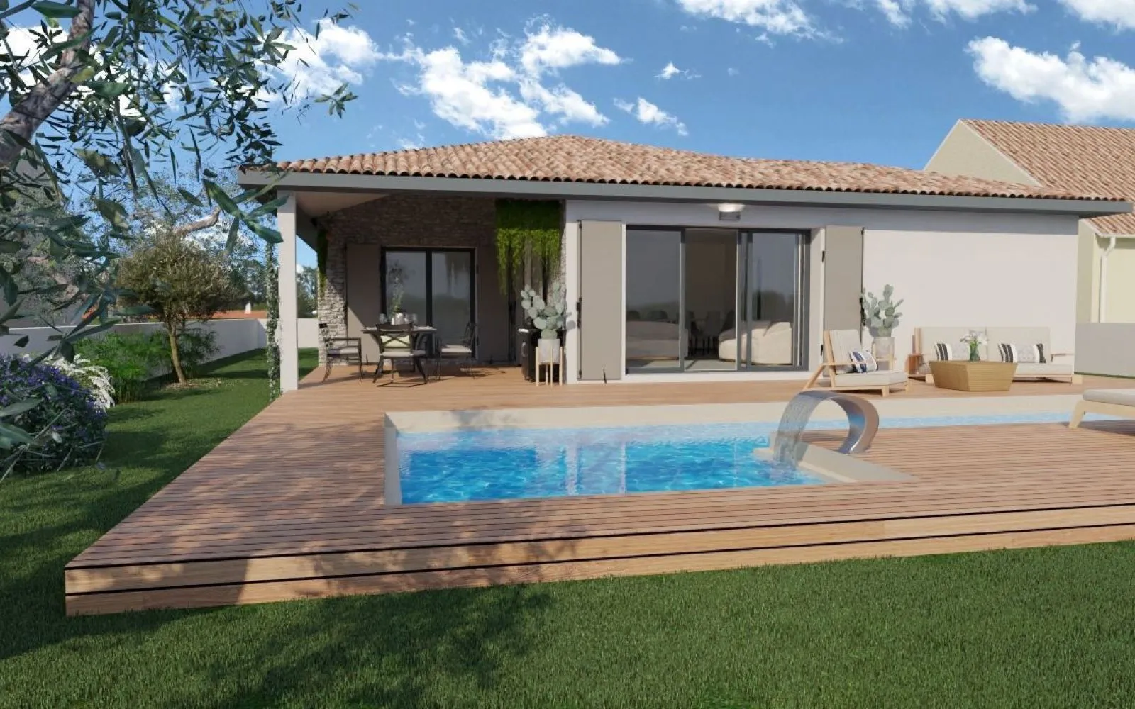 Projet de construction d'une maison 90 m² avec terrain à MEURSAC (17) à Meursac — photo 3