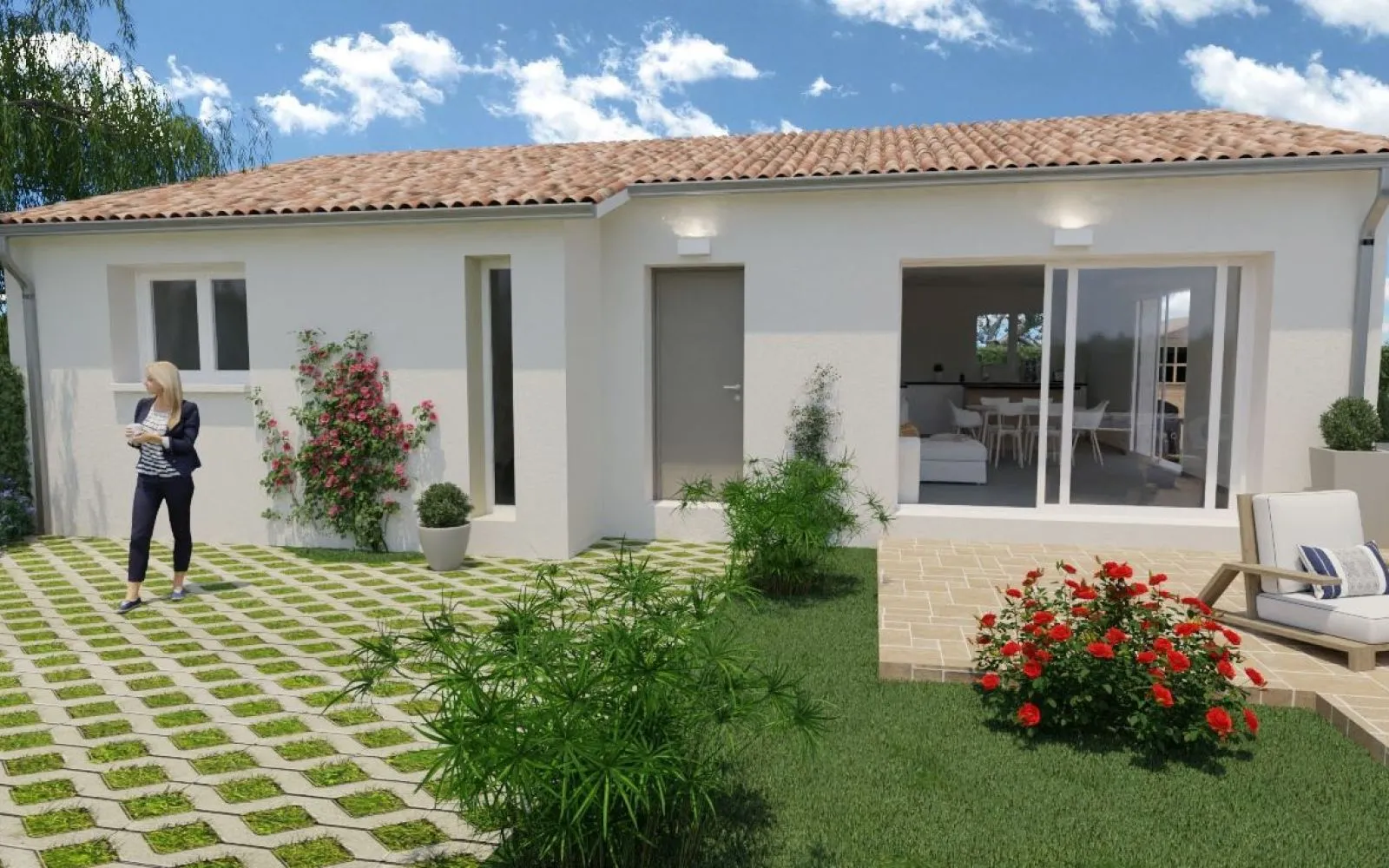 Projet de construction d'une maison 80 m² avec terrain à LA CHAPELLE-DES-POTS (17) à La Chapelle-des-Pots — photo 2