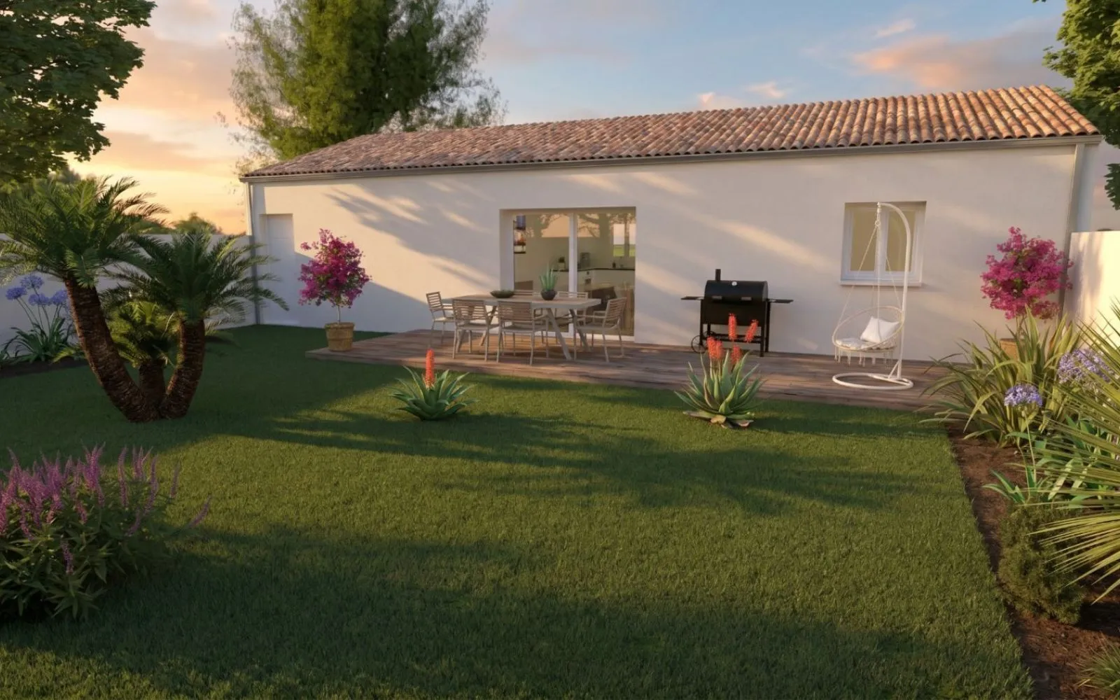 Projet de construction d'une maison 60 m² avec terrain à MEURSAC (17) à Meursac — photo 2