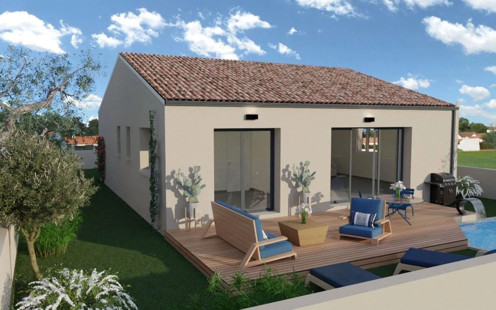 Projet de construction d'une maison 60 m² avec terrain à SAINT-JEAN-DE-LIVERSAY (17) à Saint-Jean-de-Liversay — photo 4