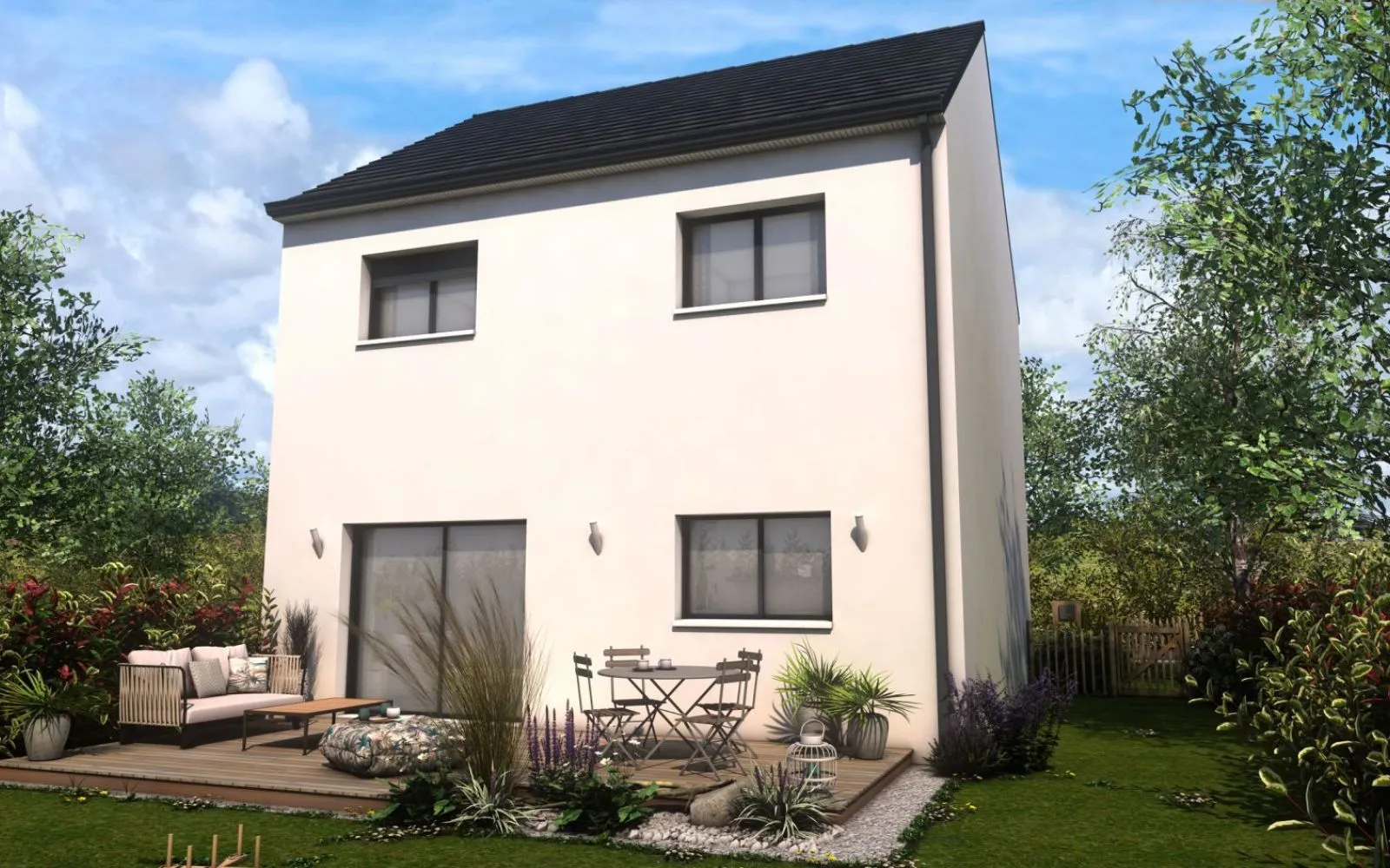Projet de construction d'une maison 95.85 m² avec terrain à ESCHES (60) à Esches — photo 2