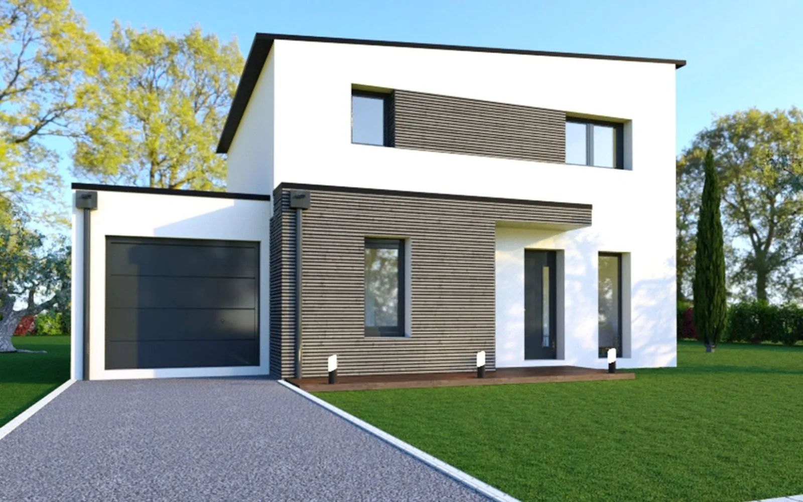 Projet de construction d'une maison 102.83 m² avec terrain à PUISEUX-LE-HAUBERGER (60) à Puiseux-le-Hauberger — photo 1