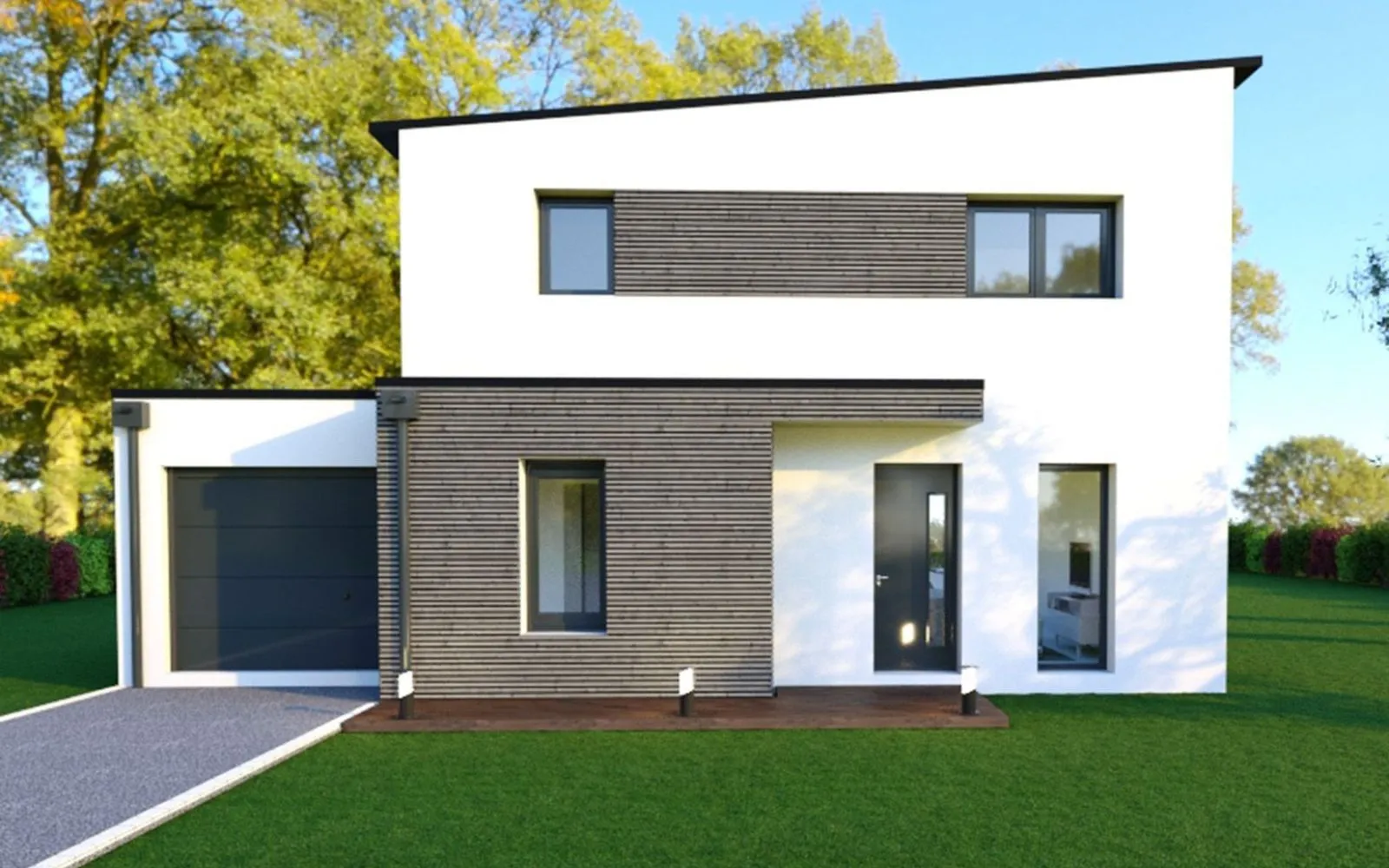 Projet de construction d'une maison 102.83 m² avec terrain à PUISEUX-LE-HAUBERGER (60) à Puiseux-le-Hauberger — photo 2