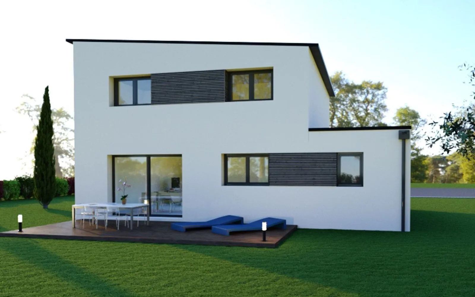 Projet de construction d'une maison 102.83 m² avec terrain à PUISEUX-LE-HAUBERGER (60) à Puiseux-le-Hauberger — photo 3