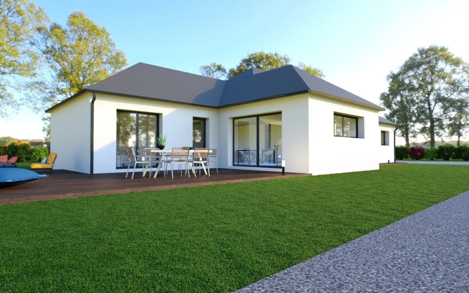 Projet de construction d'une maison 143.85 m² avec terrain à HEDE (35) à Hédé-Bazouges — photo 2