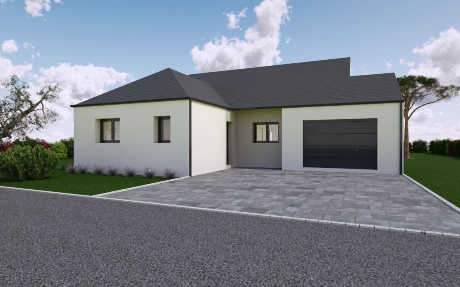 Projet de construction d'une maison 120.26 m² avec terrain à HEDE (35) à Hédé-Bazouges — photo 1
