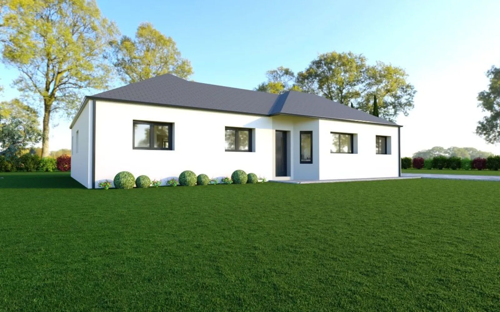 Projet de construction d'une maison 120.63 m² avec terrain à HEDE (35) à Hédé-Bazouges — photo 1