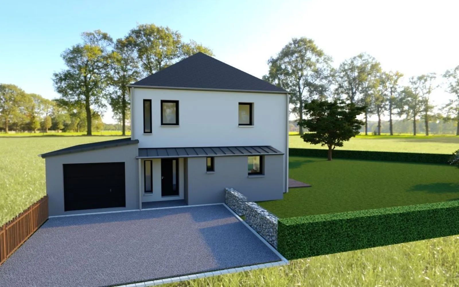 Projet de construction d'une maison 113 m² avec terrain à HEDE (35) à Hédé-Bazouges — photo 1
