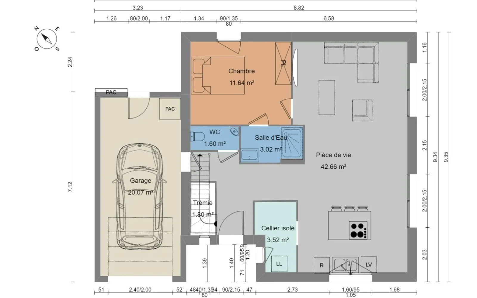 Projet de construction d'une maison 113 m² avec terrain à HEDE (35) à Hédé-Bazouges — photo 4