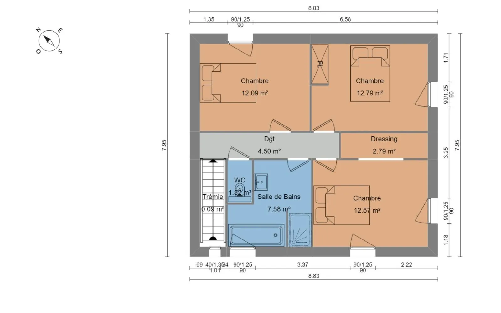 Projet de construction d'une maison 113 m² avec terrain à HEDE (35) à Hédé-Bazouges — photo 5