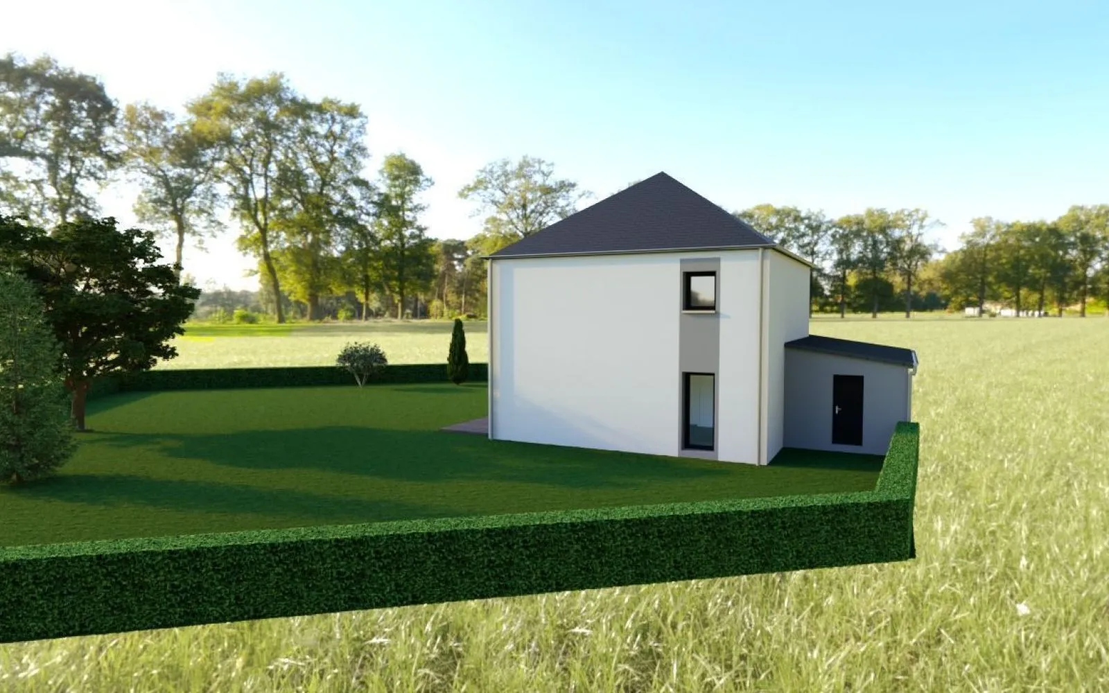 Projet de construction d'une maison 113 m² avec terrain à HEDE (35) à Hédé-Bazouges — photo 3