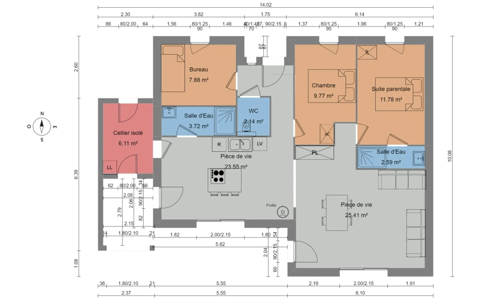 Projet de construction d'une maison 93 m² avec terrain à HEDE (35) à Hédé-Bazouges — photo 5