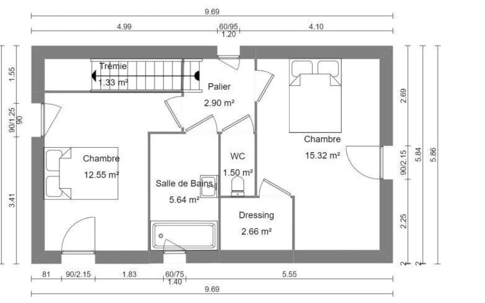 Projet de construction d'une maison 102 m² avec terrain à HEDE (35) à Hédé-Bazouges — photo 5