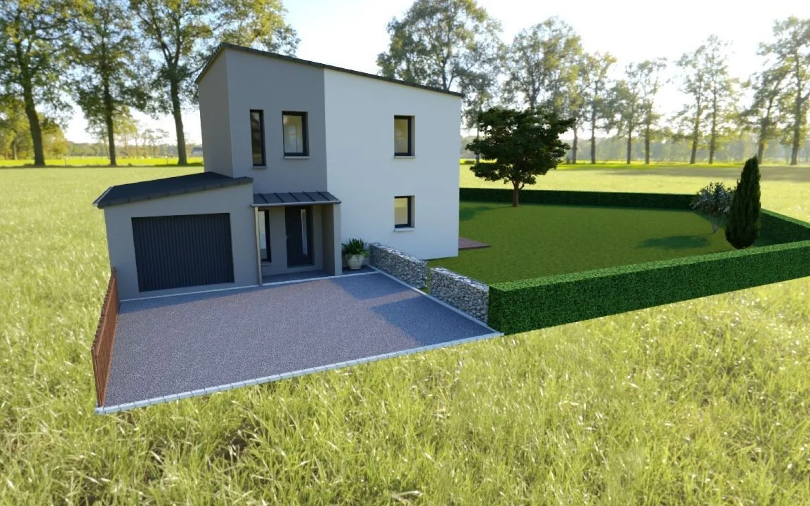 Projet de construction d'une maison 121 m² avec terrain à HEDE (35) à Hédé-Bazouges — photo 1